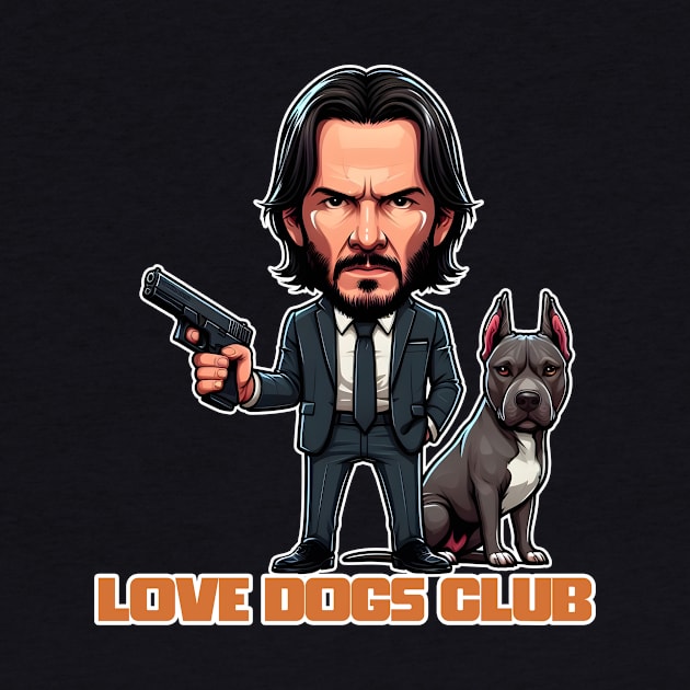 LOVE DOG (Gun) CLUB by Rawlifegraphic